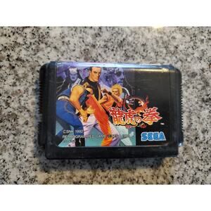 Vintage Vtg Rare Sega Art of Fighting Dragon Tiger Fist Mega Drive US Seller